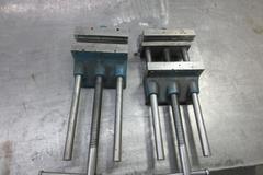 Heinrich 6in Drill Vises (2) with Approx 10" Opening