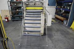 Rowe B-30 30" Coil Straightener, .065" Max Thickness, 7 Straightening Rolls, Entry and Exit Pinch Rolls, 2 HP