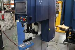 PEM Series 2000 Fastener Installation Press, 8 Ton Max Force, 24" Throat, Touch Screen Control, Vibratory Feeder Bowl, Tooling, Remote Foot Trip