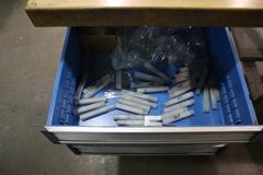 Maple Top Tool Cabinet with Saw Cutter Contents - 4 Drawer