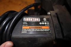 Ironton 14" Dry Cut Chop Saw - 3-3/8 HP W/ Extra Metal Blade