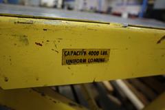 Scissor Lift Table, 4,000 Lb Capacity, 40" x 42" Surface