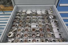 Lista Cabinet with 8 Drawers and Contents Wiedemann C3000 Turret Special Punches