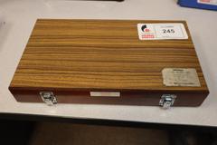 Mitutoyo Gage Blocks to 4" - Not complete-with Wood Case