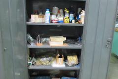 Berger 2-Door Cabinet with Contents