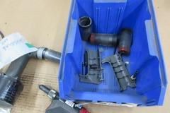 Pneumatic Pop Rivet Guns With Parts and Accessories **Unknown Working Order**