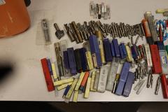 HSS and Carbide End Mills, Assorted