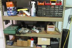 Metal Shelving Unit, Adjustable with 5-Shelves and Contents