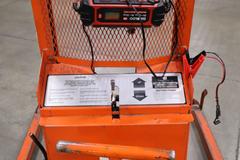 Presto WPS5036-20 Electric Stacker Lift Truck, 2,000# Cap, 36" Lift Height, 42" Forks, 50" Between Outriggers, 12 Volt Battery and Charger