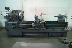 Hwacheon HL580 28/39" x 79" Gap Bed Engine Lathe,  2-Axis DRO, Geared Head, 19-1/2" Chuck, 3" Hole, (2) Steady Rests, QC Tool Post, Tailstock