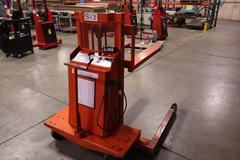 Presto WPS5036-20 Electric Stacker Lift Truck, 2,000# Cap, 36" Lift Height, 42" Forks, 50" Between Outriggers, 12 Volt Battery and Charger