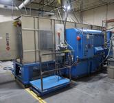Parker Ionics GX7000M Automated Powder Coating Booth with 24" Wide x 48" High Windows and Top Chain Slot
