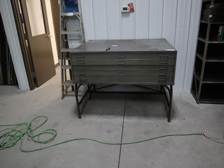Blueprint File Cabinet (5) Drawer Metal