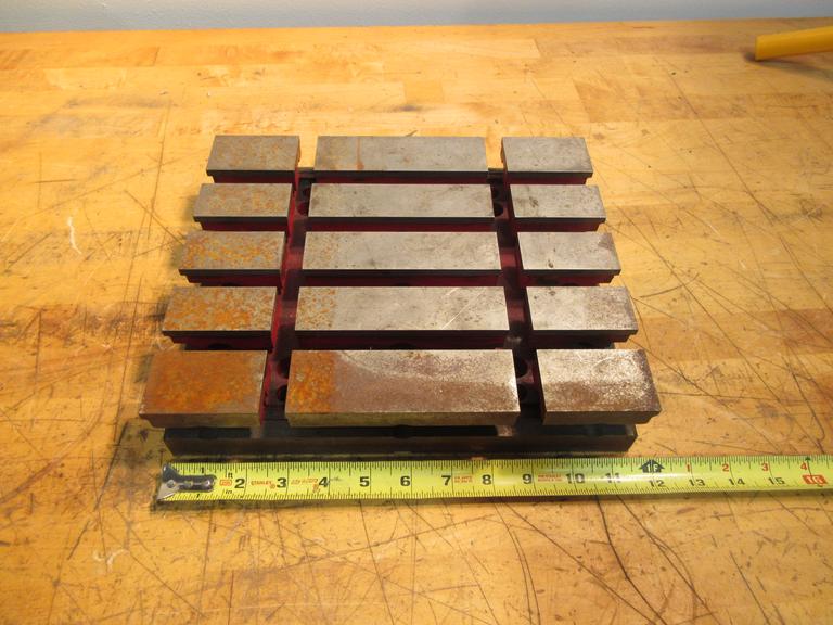 T-Slotted Fixture Plate 12"x10"x2-3/8"