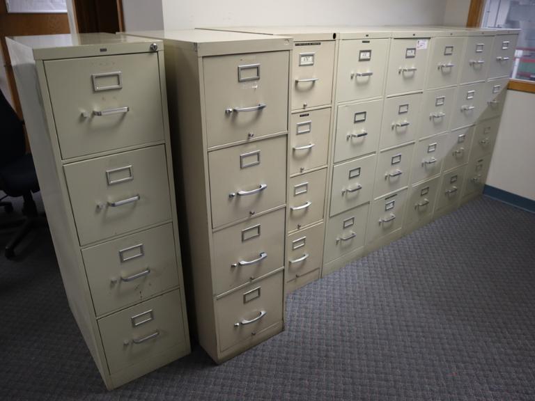 Hon (8pcs) 4 Drawer File Cabinets