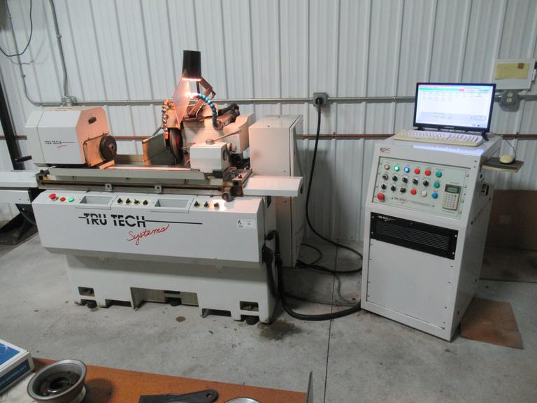 Tru Tech TTS-8-20 CNC Cylindrical Grinder, 8" x 20", Motorized Workhead, Tailstock, Coolant System
