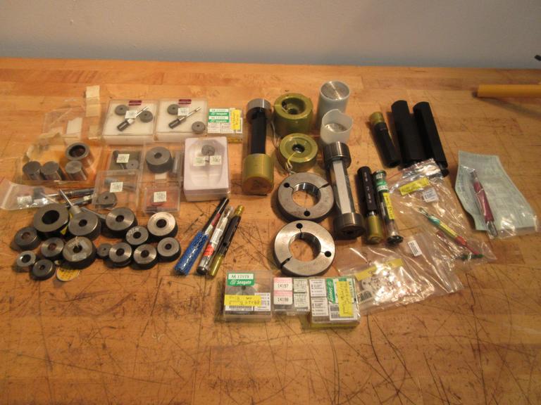 Master Ring Gauges and Assorted Thread and Plug Guages