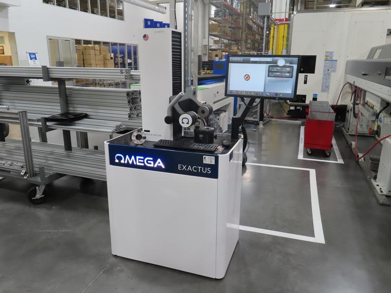 Omega Exactus Tool Setter with 50 Taper Spindle and 40 Taper Adapter Sleeve, Touch Screen Control and MORE!