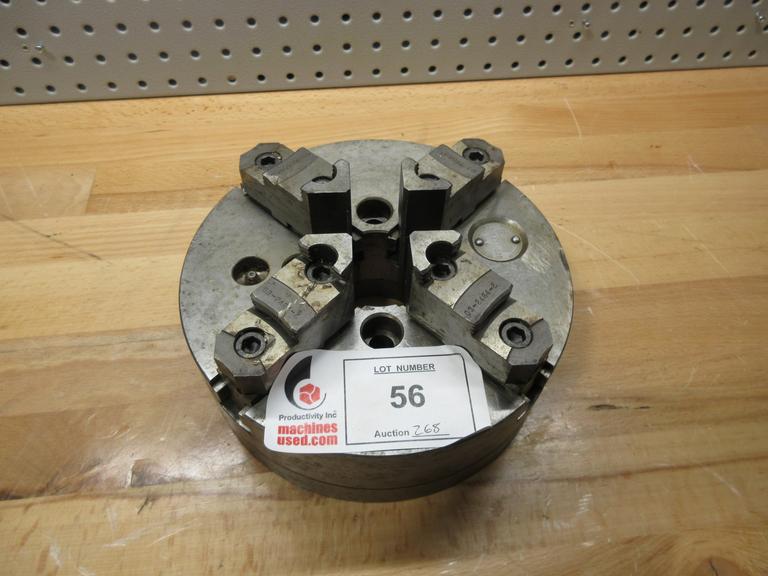 Cushman 8.25" 4-Jaw Manual Scroll Chuck Direct Mount/Bolt