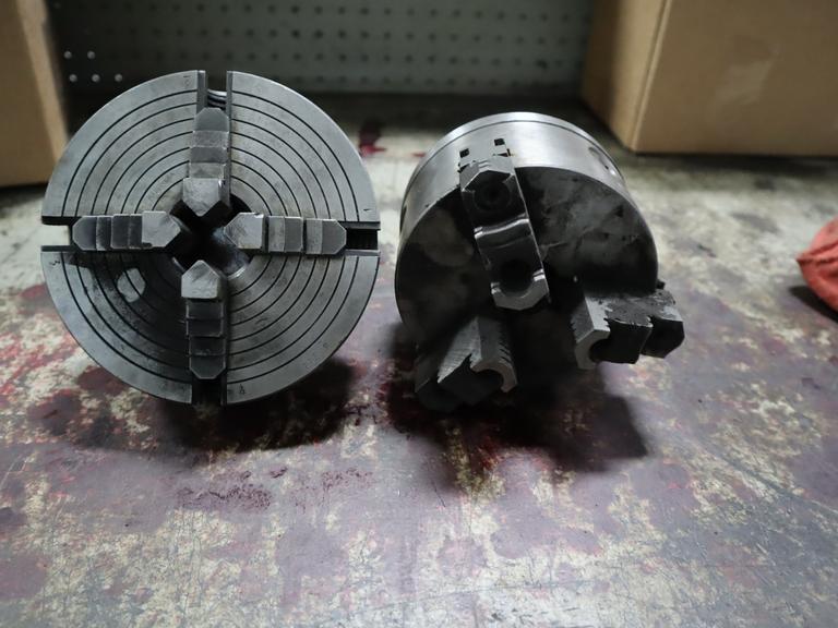 6" 4-Jaw & 5" 3-Jaw Chuck