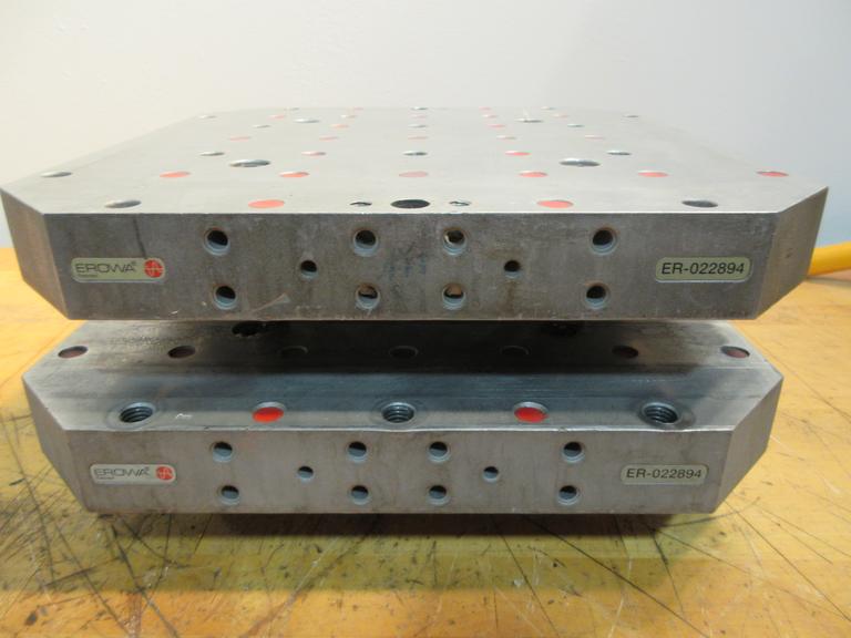 EROWA ER-022894 320mm X 320mm Pallet 2"x2" Non-Threaded Grid Pattern