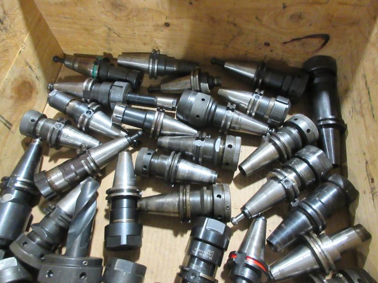 Assorted CAT40 Collet Tool Holders TG100/150, ER16, ER20 & More! Approx. 40+ 
