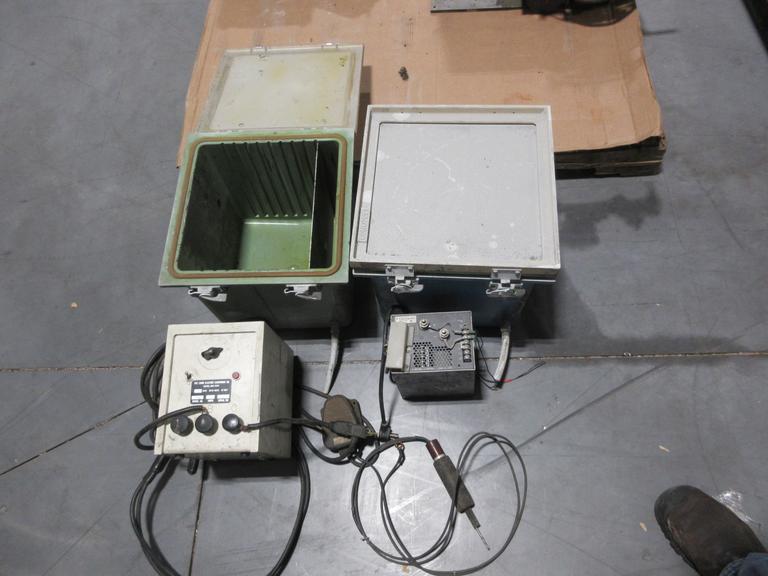 Electroplating Tanks (2) with Luma Electric Model 631 & Nemic FS-300A-24 Power Supply