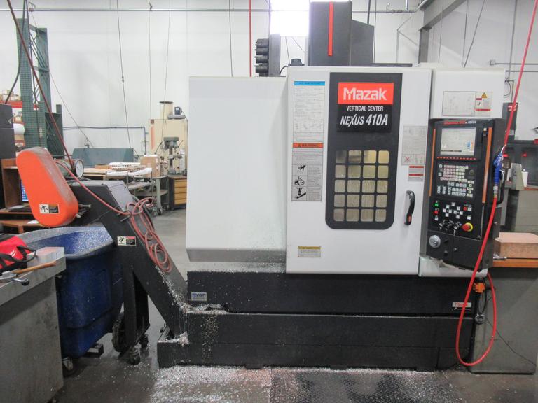 Mazak VCN-410A CNC Vertical Machining Center, 12K RPM, CT 40, Probing, 30 ATC, 22.05" x16.14" x 20.08" Travels