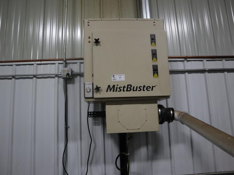 MistBuster Mist Collector on  Adjustable Height Stand, Single Phase