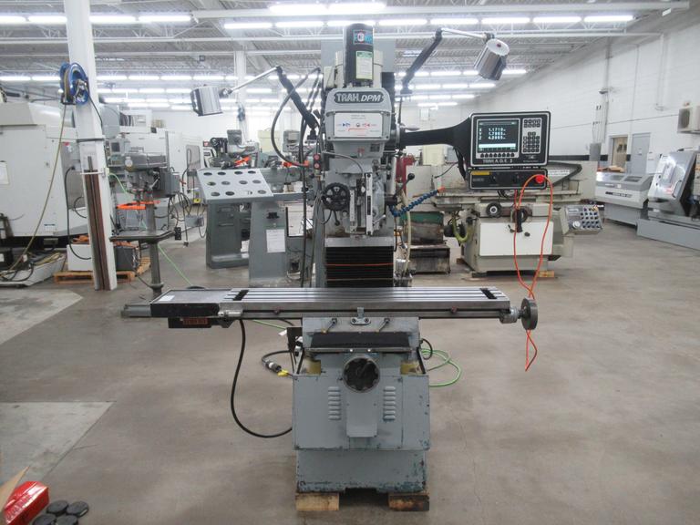 Southwest Industries Trak DPM 3-Axis CNC Vertical Bed Mill w Trak A.G.E 3 3-Axis CNC Control, Kurt Power Draw Bar, 10" x 50" T-Slotted Table and MORE!