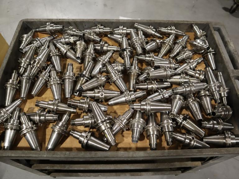 LARGE Assortment Of CAT40 ER16 Tool Holders, Missing Collet Nuts & Pull Studs; Accupro, Accutek, Sowa GS & More! (80)