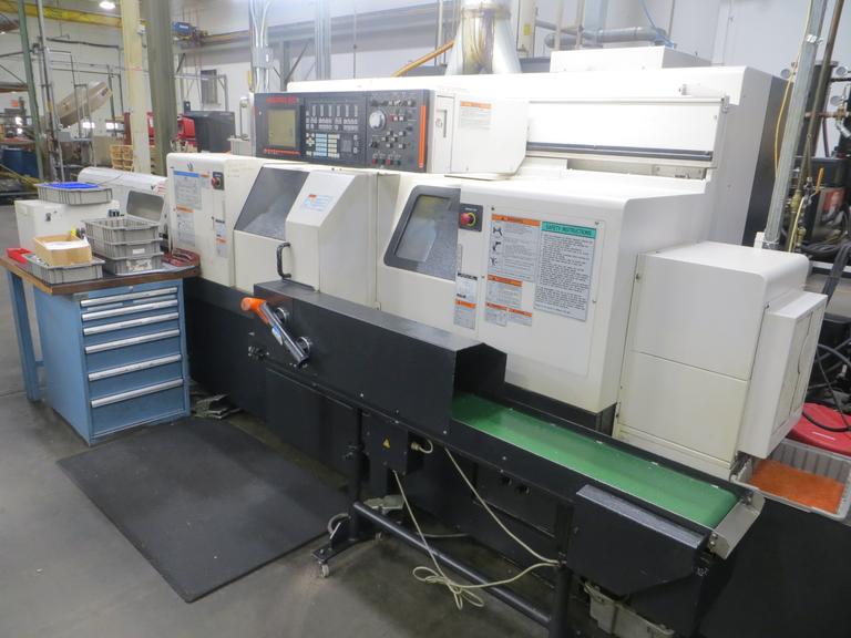 Mazak Multiplex 6200Y Twin Spidle Twin Turret CNC Turning Center with Y-Axis, Bar Feed, High Pressure Coolant and MORE!