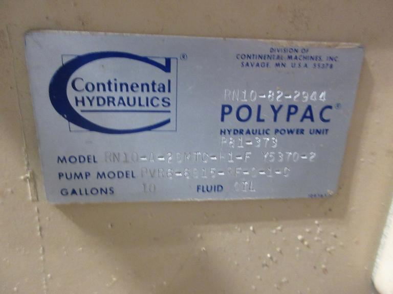 Continental Hydraulics Pump & Tank, Model RN10-A-2BMTC-H1-F