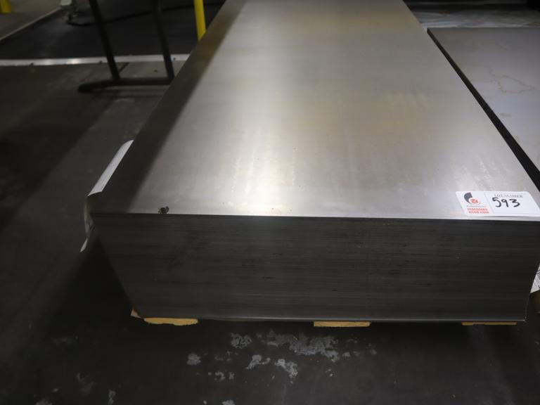 Steel Sheet Material, (1) Stack of CSB .0478" x 48" x 24", (Approx 8" of Material)