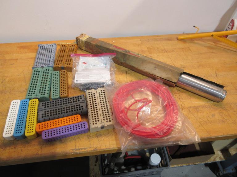 Stainless Steel Tool Wrap, Ultrasonic Small Parts Cleaning Cages & Plastic Tubing 1/4" OD , 1/8 ID