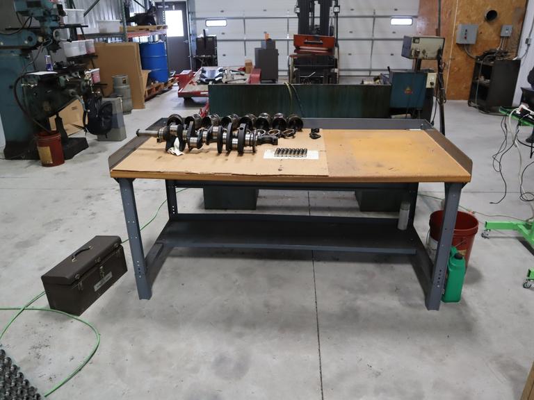 ULine Work Bench - Adjustable Height, Lower Shelf - NO CONTENTS