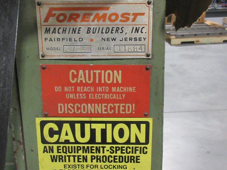 Foremost 2A4 Plastic Grinder, 5.5" x 8" Cutting Chamber, 3 HP