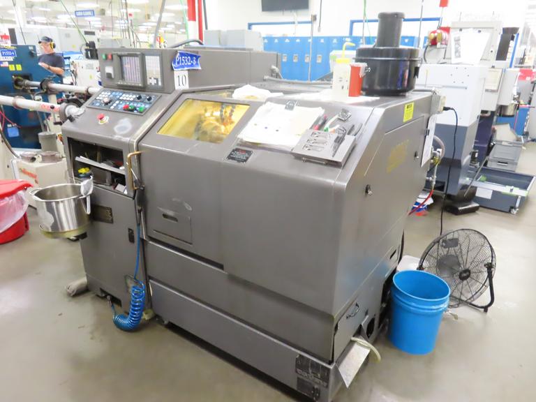 Hardinge Conquest GT CNC Gang Style CNC Lathe, Fanuc 18-T CNC, Part Chute