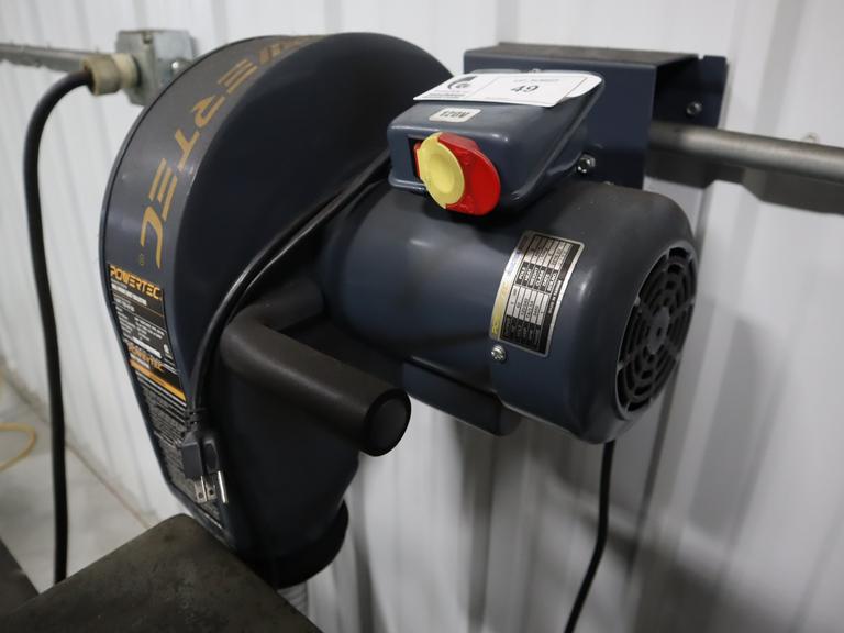 Powertek Wall Mount EC-5370 Dust Collector