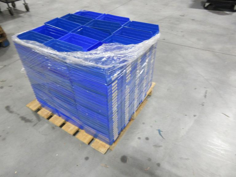 Plastics Storage Bins, 4x7x12", Pallet Full, (Approx 360)