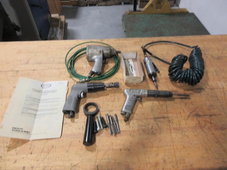 Pneumatic Tools; 1/2" Impact, Sioux Model 2P2550B Tap Gun, Die Grinder