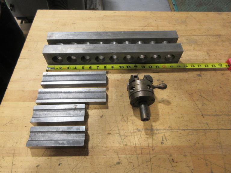 Landis Machine Co Thread Chaser Head 5A8170-1 & Large Steel Parallels 