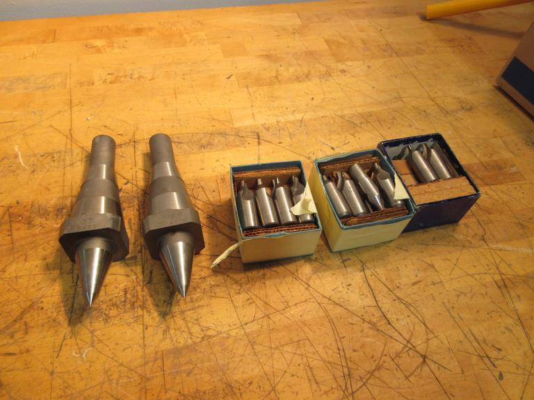 Taper Mount Dead Centers (2) & HSS Center Drills