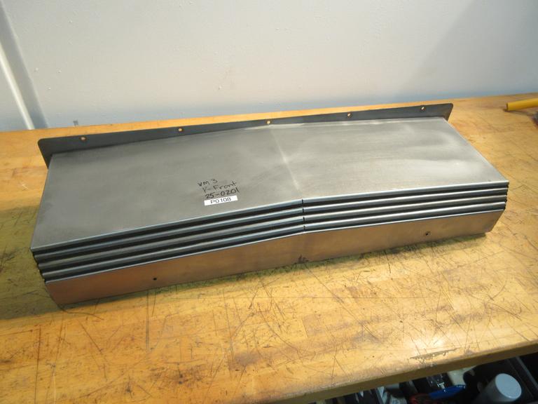 Used Haas VM3 Y-Front Way Cover  P/N 25-0201