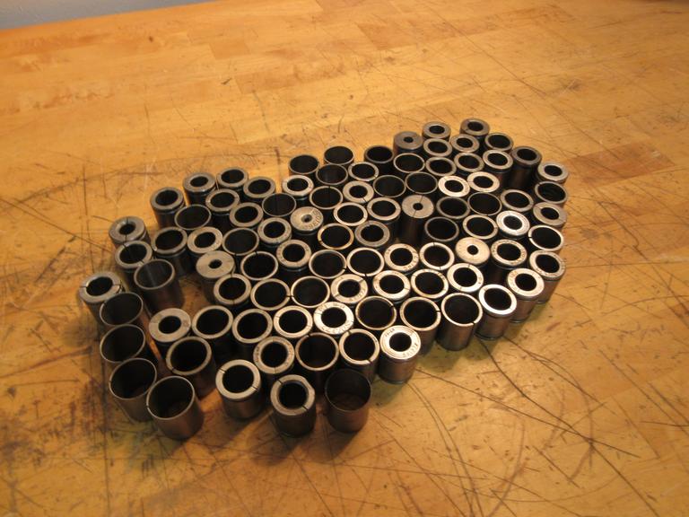 Marcellus 1" O.D. Drill Bushings for Hardinge CNC Screw Machines 3/16" - 63/64"