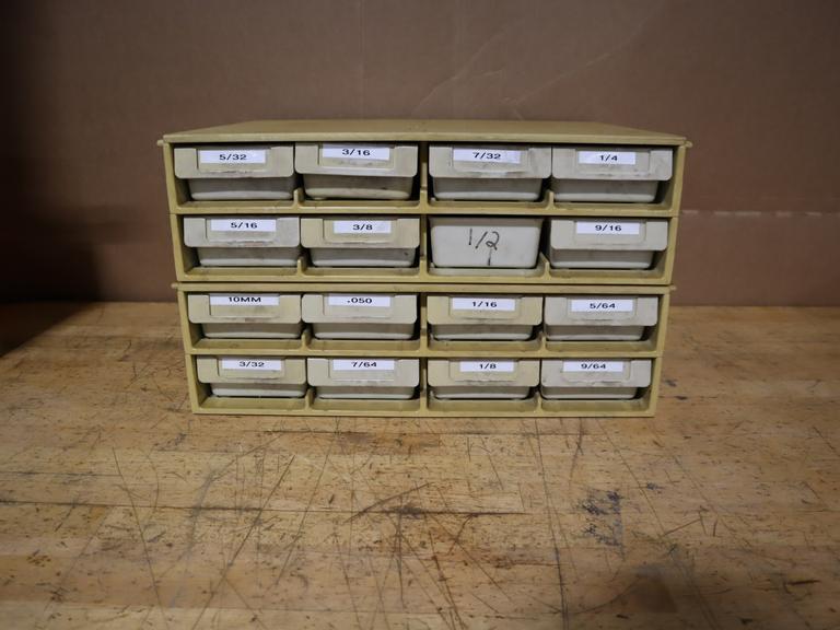 Plastic Storage Cabinet 16-Drawer 