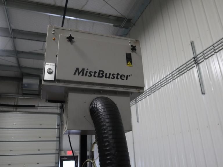 MistBuster Mist Collector on Adjustable Height Stand, Single Phase