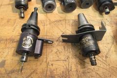 CAT40 Toolholders w/ Offset Boring Heads, Tap Matic & Procunier Heads