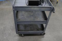 Auto Label Dispensers and 3 Shelf Rolling Metal Shop Cart