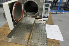 Pelton & Crane DeltaQ Autoclave, Model AF 10" with Removeable Interior Baskets and Instruction Manual